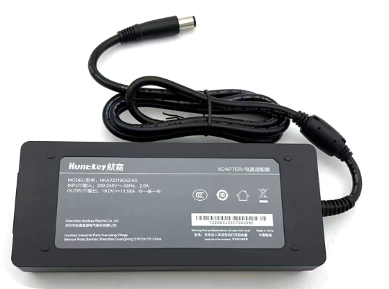 *Brand NEW* High Power 19V 11.58A 220W Power Adapter Huntkey HKA220190A2-6A with 7.4mm HP Plug for Industrial